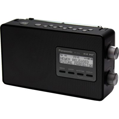 Panasonic RFD10EBK Black - Portable Digital DAB/DAB+/FM Radio with Headphones Output Panasonic RFD10EBK Black - Portable Digital DAB/DAB+/FM Radio with Headphones Output